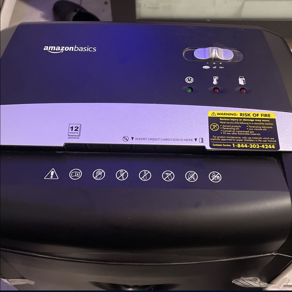 12 sheets shredder paper